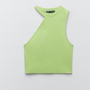 ZARA asymmetrical top